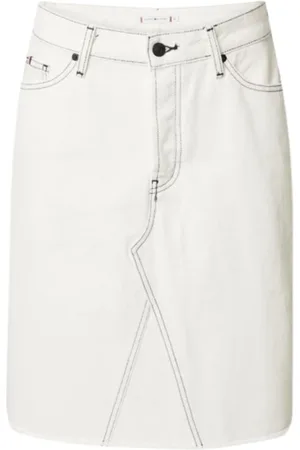 Tommy Hilfiger Rokken, Dames, , S, Denim, Denim A-lijn Rok