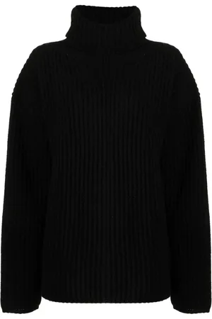Joseph Truien, Dames, Zwart, L, Wol, High Neck Sweater