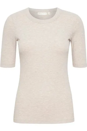 INWEAR Tops, Dames, , 2Xl, Katoen, Melange T-Shirt