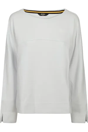K-Way Sweatshirts & Hoodies, Dames, Wit, L, Katoen, Juliet Katoenen Sweatshirt