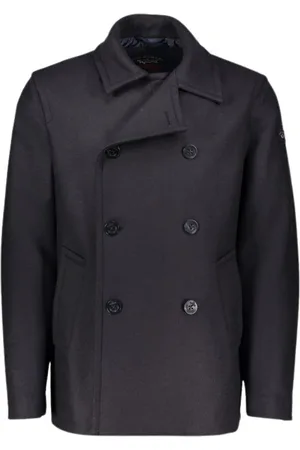 Paul & Shark Jassen, Heren, Zwart, L, Wol, Girocollo Blu Light Jacket