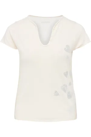Zadig & Voltaire Tops, Dames, , XS, Regen Strass Tunisien T-shirt