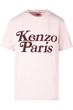 Kenzo Tops, Dames, Roze, L, Katoen, Los T-shirt