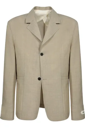 Jacquemus Jassen, Heren, , M, Linnen, Geruit Jasje