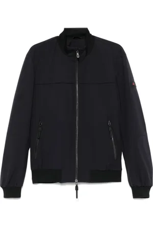 Peuterey Jassen, Heren, Blauw, M, Blauwe Ribjas met Rits