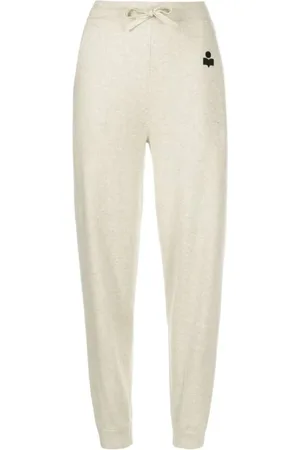 Isabel Marant Broeken, Dames, Grijs, S, Kira Gebreide Broek met Trekkoord