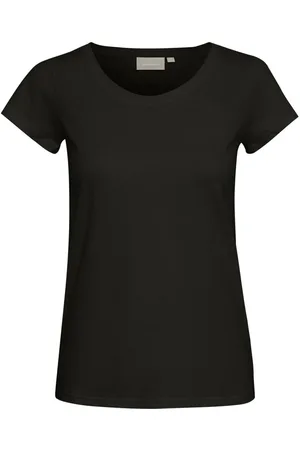 INWEAR Tops, Dames, Zwart, L, Katoen, Rena T-Shirt
