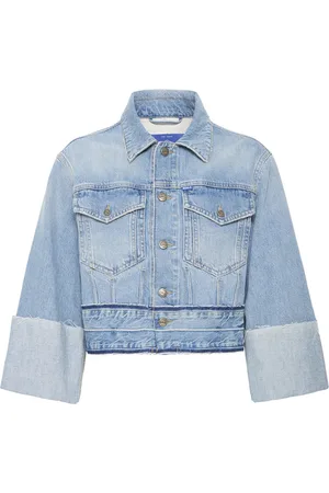 Ball Jassen, Dames, Blauw, S, Denim, Lichtblauwe Denim Korte Jas
