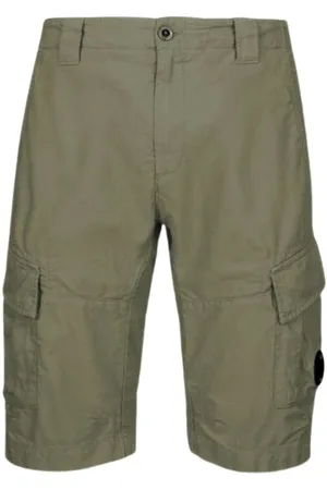 C.P. Company Korte broeken, Heren, Groen, M, Katoen, Cargo Ottoman Shorts