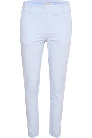 Part Two Broeken, Dames, Blauw, M, Katoen, Arrow Leg Chino`s