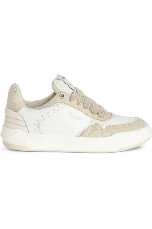 Zadig & Voltaire Schoenen, Dames, , 36 EU, Leer, Wings Low-Top Sneakers