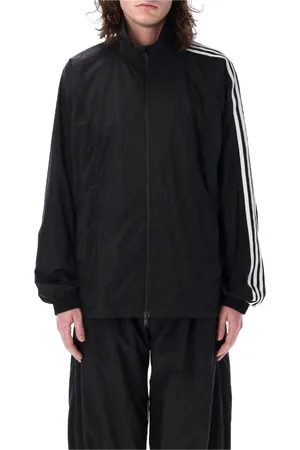 Y-3 Jassen, Heren, Zwart, XL, Nylon, 3-Stripes Nylon Shell Jacket