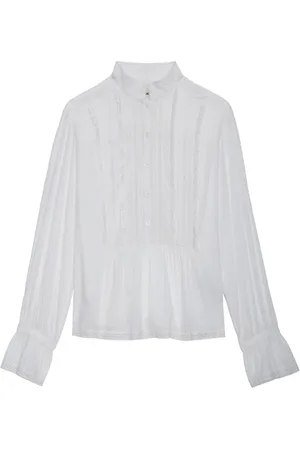 Zadig & Voltaire Blouses & Shirts, Dames, Wit, M, Stijlvolle Blouse