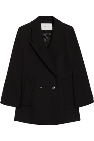Ivy & Oak Jassen, Dames, Zwart, L, Wol, Jenna Oversized Boxy Blazer