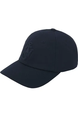 J.W.Anderson Accessoires, Heren, Blauw, ONE Size, Geborduurde Logo Cap