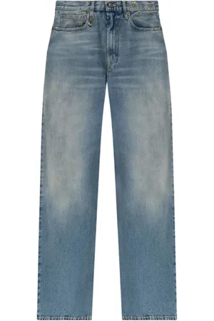R13 Jeans, Dames, Blauw, W24, Denim, Loszittende Denim Jeans