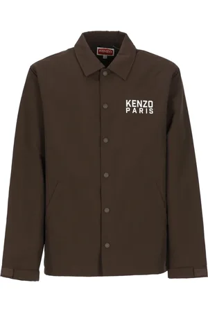 Kenzo Jassen, Heren, Bruin, L, Happy Tiger Jacket