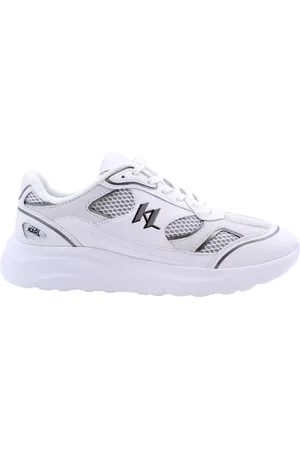 Karl Lagerfeld Schoenen, Heren, Wit, 41 EU, Leer, Preveli Sneakers