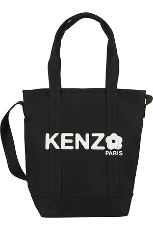 Kenzo Tassen, Heren, Zwart, ONE Size, Katoen, Stijlvolle Tote Bag voor Dagelijks Gebruik