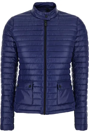 save the duck Jassen, Dames, Blauw, XL, Nylon, Twinkle Puffer Jas voor Vrouwen