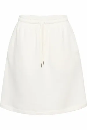 Soaked in Luxury Rokken, Dames, Wit, L, Witte Rok met Elastische Tailleband