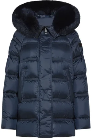 Peuterey Jassen, Dames, Blauw, M, Polyester, Blauwe Takan Puffer Jas
