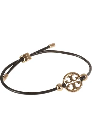 Tory Burch Accessoires, Dames, Geel, ONE Size, Leer, Miller Slider Armband