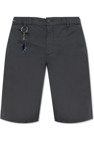 Paul & Shark Korte broeken, Heren, Blauw, 2Xl, Katoen, Ultralichte poplin katoenen bermuda met trekkoord