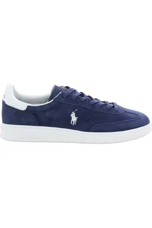 Ralph Lauren Schoenen, Heren, Blauw, 47 EU, Suède, Bedford Sneakers