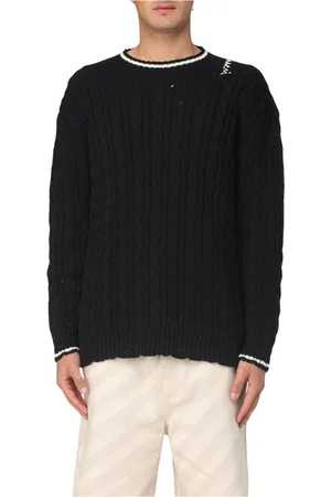 Marni Truien, Heren, Zwart, M, Gezellige Ronde Hals Fleece Sweater