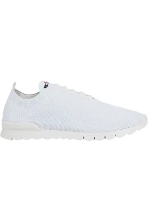 Kiton Schoenen, Heren, Wit, 40 EU, Katoen, Casual Sneakers