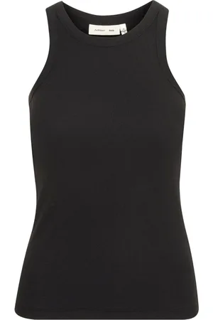 INWEAR Tops, Dames, Zwart, S, Katoen, Zwarte Tanktop Lolahiw Base
