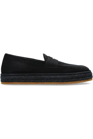 Giorgio Armani Schoenen, Heren, Blauw, 42 EU, Suède, Suède espadrilles