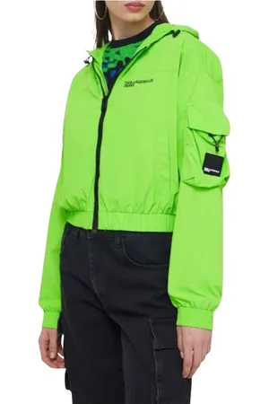 Karl Lagerfeld Jassen, Dames, Groen, S, Utility Pocket Jacket