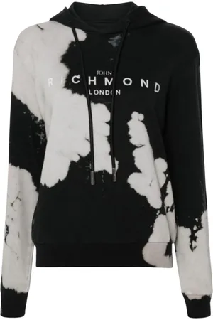 John Richmond Sweatshirts & Hoodies, Dames, Zwart, M, Katoen, Sweatshirt