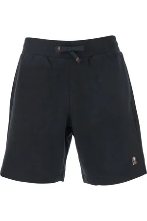 Parajumpers Korte broeken, Heren, Zwart, S, Katoen, Zwarte Katoenmix Elastische Taille Shorts