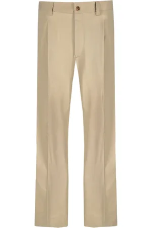 LANEUS Broeken, Heren, , S, Katoen, Baggy dubbele plooi broek