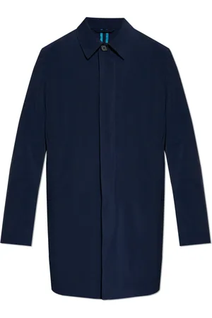 Paul Smith Mantels, Heren, Blauw, S, Nylon, Jas met Cutout