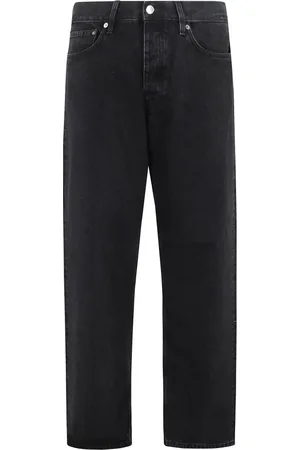 Sunflower Jeans, Heren, Zwart, W30 L32, Katoen, Zwarte Loose Fit Wijde Spijkerbroek