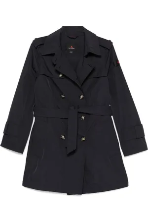 Peuterey Mantels, Dames, Zwart, M, Polyester, Blauwe Parka