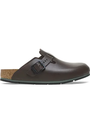 Birkenstock Schoenen, Heren, Bruin, 42 EU, Leer, Professionele Leren Klompen