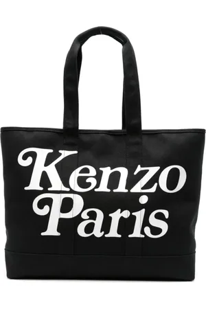 Kenzo Tassen, Dames, Zwart, ONE Size, Katoen, Tote Bag