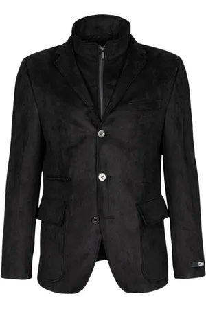 Karl Lagerfeld Jassen, Heren, Zwart, M, Polyester, Regular Jas
