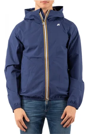 K-Way Jassen, Heren, Blauw, 2Xl, Lichtgewicht Opvouwbare Jas
