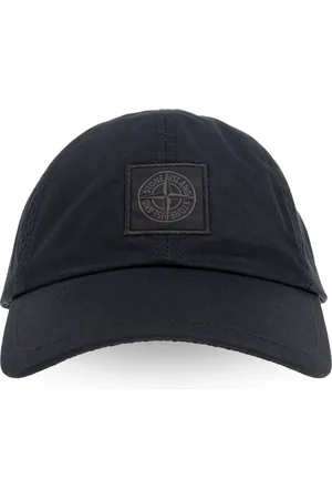 Stone Island Accessoires, Heren, Zwart, ONE Size, Katoen, Capsule Hat Ghost