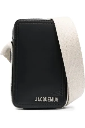 Jacquemus Accessoires, Heren, Zwart, ONE Size, Leer, Vertical Rope Bag