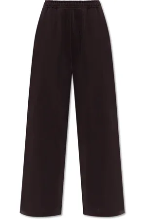 Lacoste Broeken, Dames, Bruin, M, Katoen, Broek met logo