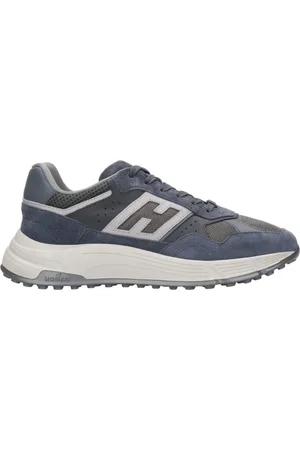 Hogan Schoenen, Heren, Blauw, 41 EU, Suède, Iconische suède sneakers