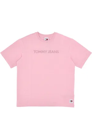 Tommy Hilfiger Tops, Dames, Roze, S, Katoen, Relaxed Bold Classic T-shirt