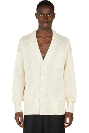Jil Sander Truien, Heren, , L, Katoen, Minimalistische Logo Knit Cardigan